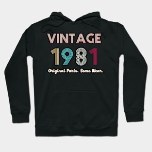 Vintage 1981 Original Parts. Some Ware Hoodie